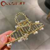 High-end Flower Ponytail Claw Clip Hairpin Women Hair Accessories