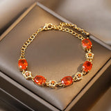 Green Crystal Bracelet Retro Boutique Bracelet Female