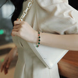 Green Crystal Bracelet Retro Boutique Bracelet Female