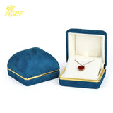 Phnom Penh Velvet Jewelry Box - Ring Pendant Earring Box - Tiff Trinket Box