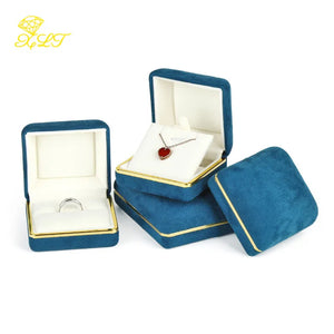 Phnom Penh Velvet Jewelry Box - Ring Pendant Earring Box - Tiff Trinket Box