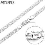 925 Silver 4MM Twisted Rope Bracelets for Men and Women