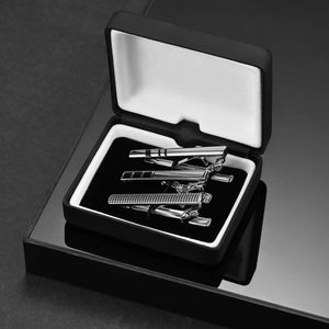Copper Men's Wedding Tie Clip Crystal Tie Clip With Box Gift