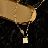 Hip Hop Rock Titanium Steel Necklace Men Women Tide Choker Street Dance INS