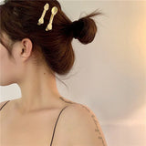 Hiphop Women Hairpins Punk Metal Spoon Fork Hair Clips Hair Jewelry