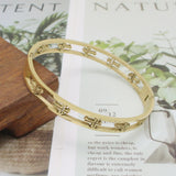 Stainless Steel Love Bangles Bracelet 18K Plating Gift