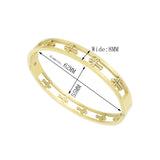 Stainless Steel Love Bangles Bracelet 18K Plating Gift