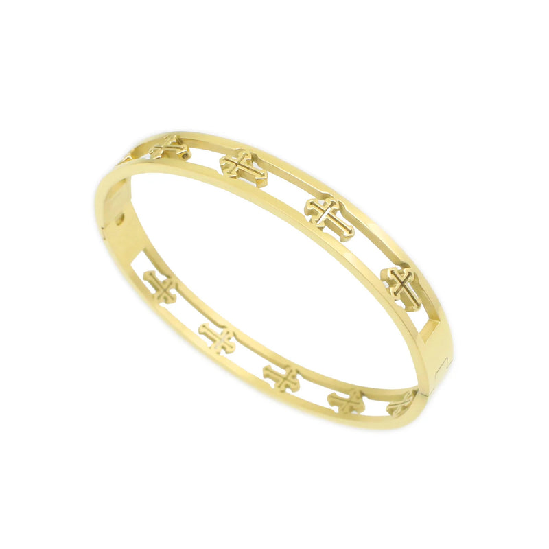 Stainless Steel Love Bangles Bracelet 18K Plating Gift