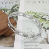 Stainless Steel Love Bangles Bracelet 18K Plating Gift