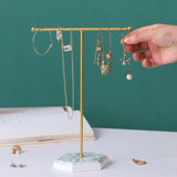 Jewelry Rack Earring Storage Necklace Display Organizer Dresser