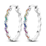 925 Silver Purple Butterflies Faram's Earrings