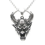 Horn Devil Pendant Stainless Steel Mens Pendant