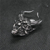 Horn Devil Pendant Stainless Steel Mens Pendant