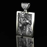 Horror Devil Skull Retro Men's Necklace Gothic Evil Demon Pendant Jewelry