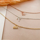 12 Constellations Bracelet Women Stainless Steel Personalized Chain
