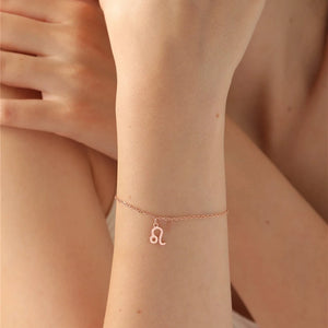 12 Constellations Bracelet Women Stainless Steel Personalized Chain
