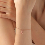 12 Constellations Bracelet Women Stainless Steel Personalized Chain