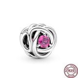 925 Silver Constellation Astronaut Beads Original Bracelet Charm Jewelry
