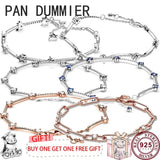925 Silver Chrysanthemum Star Women's Bracelet - High Charm Jewelry