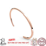 925 Silver C-Shaped I-D Overlay Women's Logo Bracelet