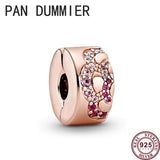 925 Silver Eternal Galaxy Daisy Clip for Pandoha Bracelet