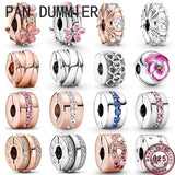 925 Silver Eternal Galaxy Daisy Clip for Pandoha Bracelet