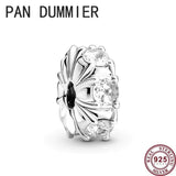 925 Silver Eternal Galaxy Daisy Clip for Pandoha Bracelet