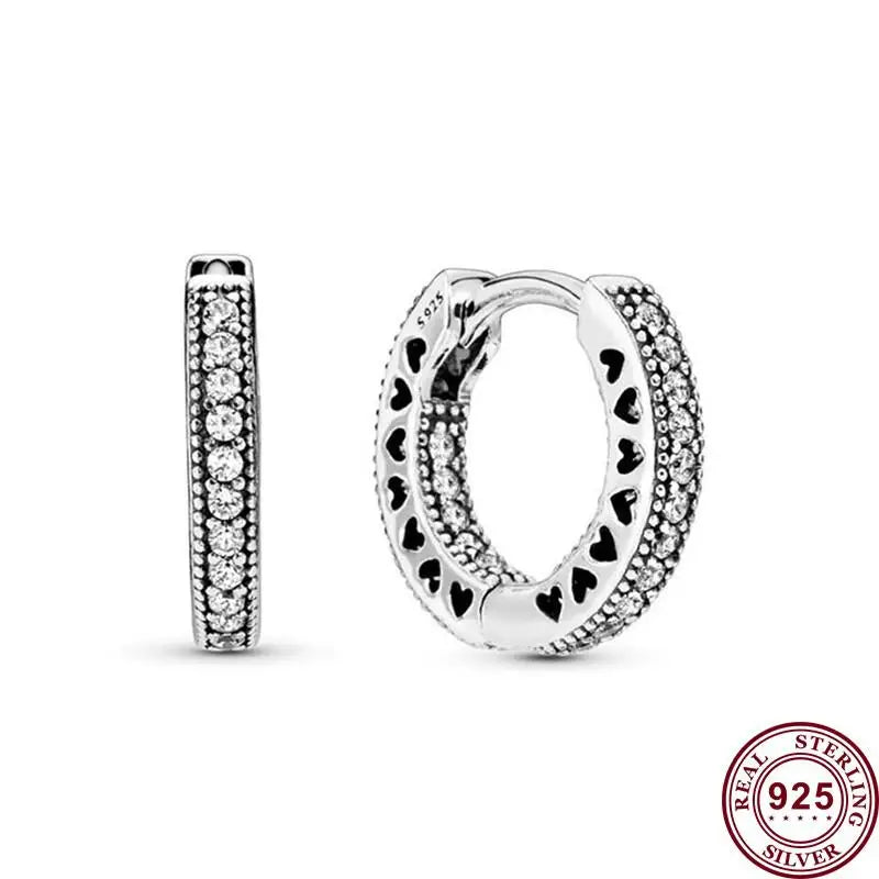 925 Silver Peacock Wave Galaxy Women's Earrings Wedding Jewelry