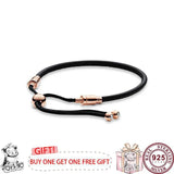925 Silver Pink Women's Bracelet High Charm Jewelry