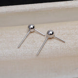925 Silver Earring Findings for Gemstone Beads