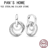 925 Silver Eternal Love Butterfly Earrings Wedding Charm