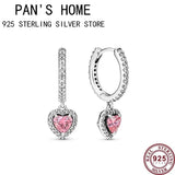 925 Silver Eternal Love Butterfly Earrings Wedding Charm