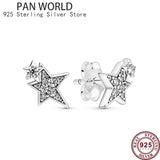 925 Sterling Silver Eternal Star Love Earrings