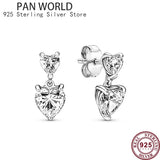 925 Sterling Silver Eternal Star Love Earrings