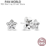 925 Sterling Silver Eternal Star Love Earrings