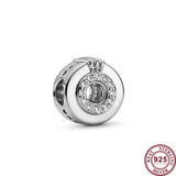 925 Silver Crown Carriage Beads for Bracelet DIY Jewelry