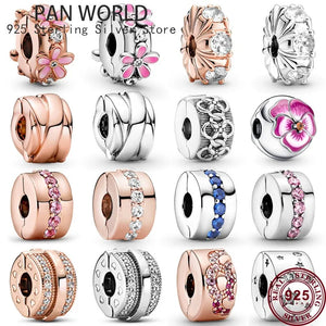 925 Silver Galaxy Charm Clip for Women's Bracelet