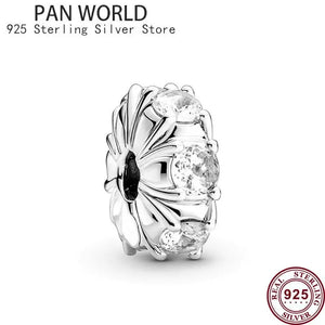 925 Silver Galaxy Charm Clip for Women's Bracelet
