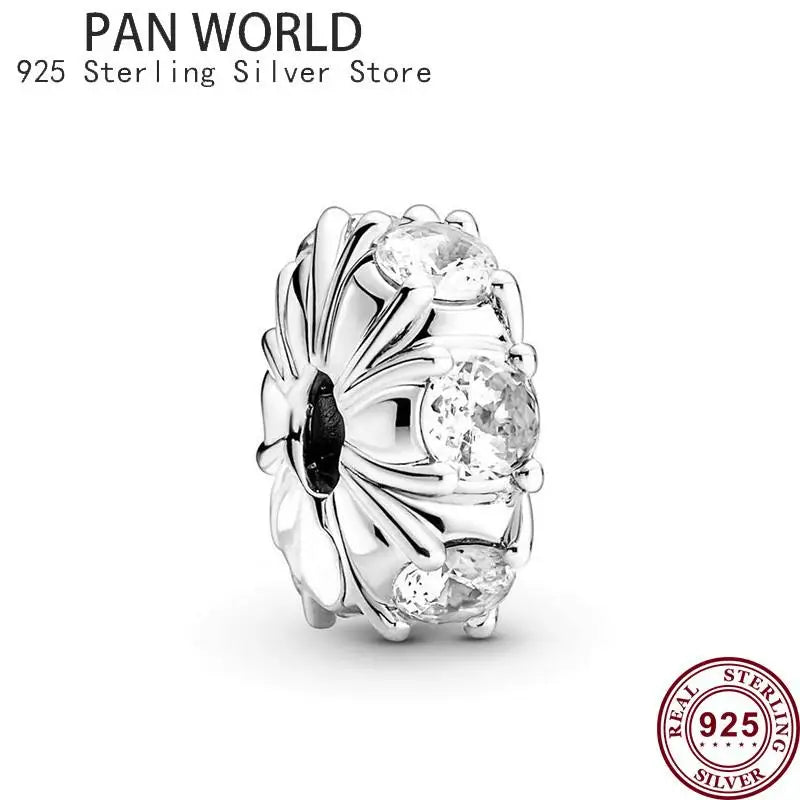 925 Silver Galaxy Charm Clip for Women's Bracelet