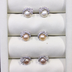 DIY Earrings Mountings Accessories for Pearls Beads Stones