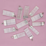 Men's Stone Rectangle Gypsum Ore Pendant Necklace