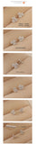 925 Silver Clover Zircon Earrings for Women Girls