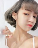 Crystal Star Earrings 925 Sterling Silver Women Girls Gift Jewelry