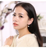 925 Silver Shell Pearl Earrings for Women Girls Gift