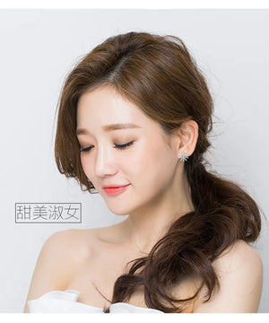 925 Silver Flowers Earrings for Women Girls - Gift Statement Jewelry
