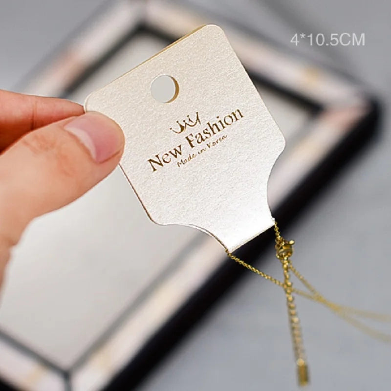 Earring Tags DIY Jewelry Display Card Pearl Paper