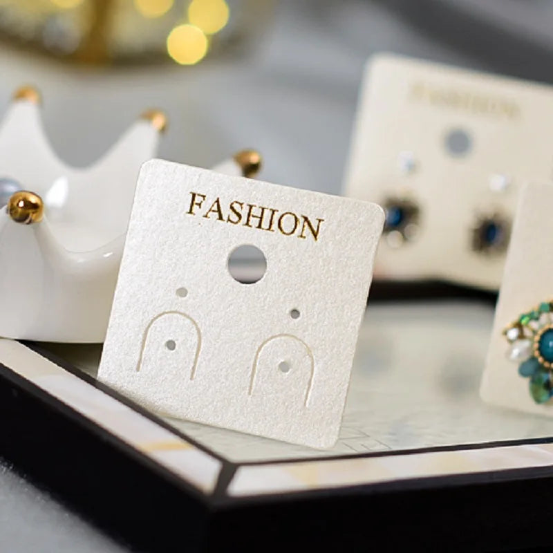 Earring Tags DIY Jewelry Display Card Pearl Paper