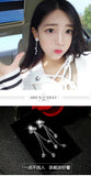 Hot Silver Long Fringed Earrings for Women Girls Gift