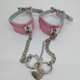 Harajuku Punk Charm Leather Bracelet with Heart Lock