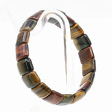 Natural Tiger Eyes Stone Bead Bracelet 7.5inch